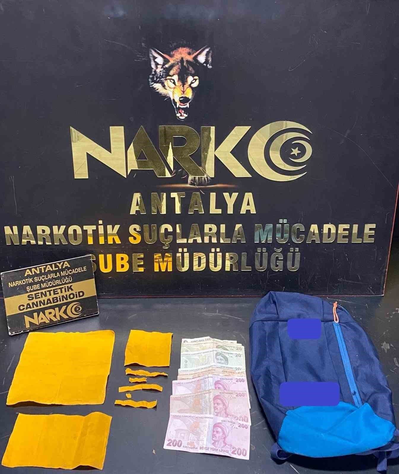 Antalya’da eş zamanlı narkotik operasyonu