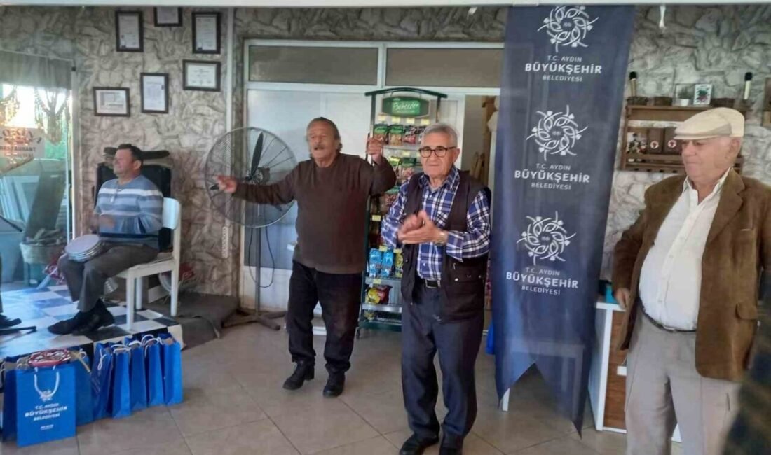 Aydın Büyükşehir Belediyesi Didim Huzurevi sakinleri, yeni yıl nedeniyle gerçekleştirilen