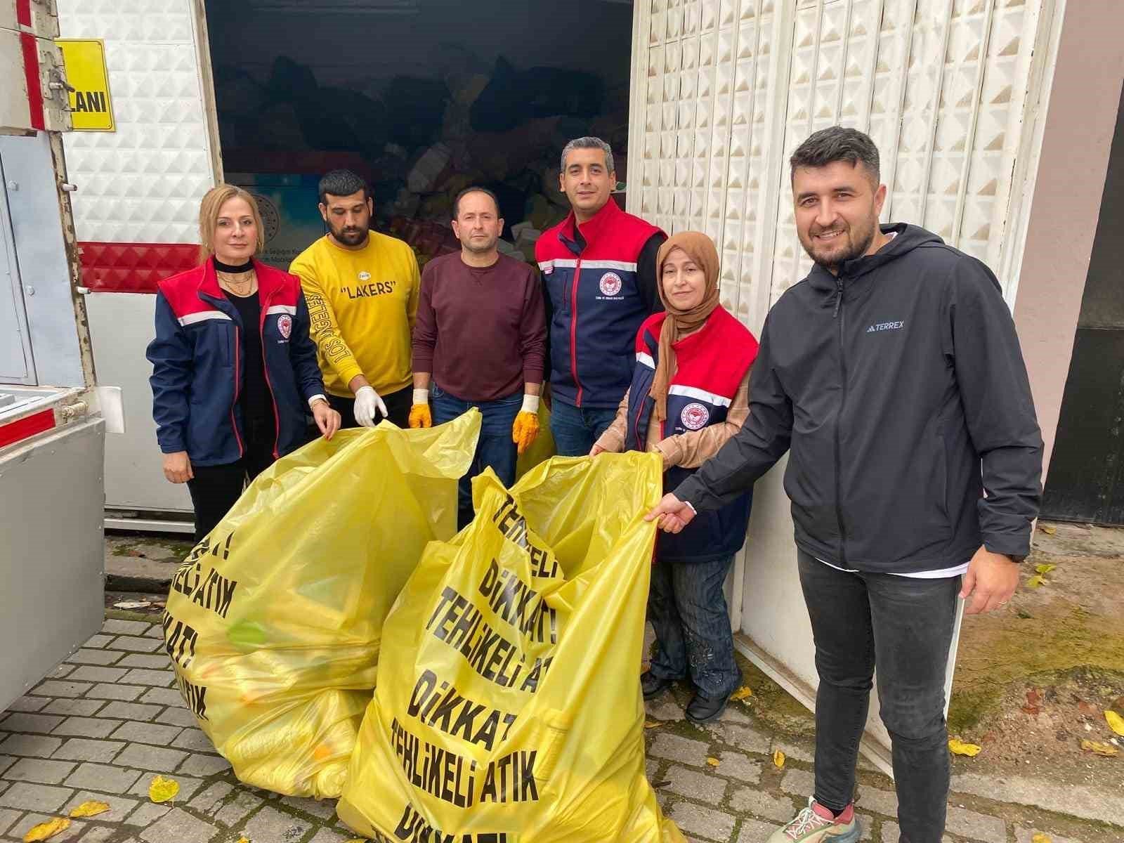 Aydın’da 11 bin kilogram zirai katı atık toplandı