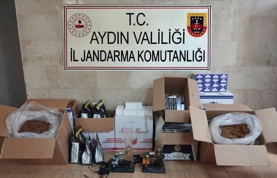 Aydın’ın Germencik ilçesinde jandarma ekiplerince yapılan çalışmada 25 kilo kıyılmış