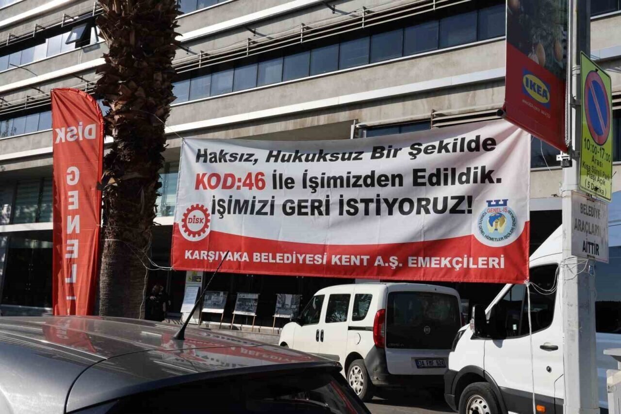 Karşıyaka Belediyesinde işten atılan 93 işçinin başı "çıkış kodlarıyla" dertte