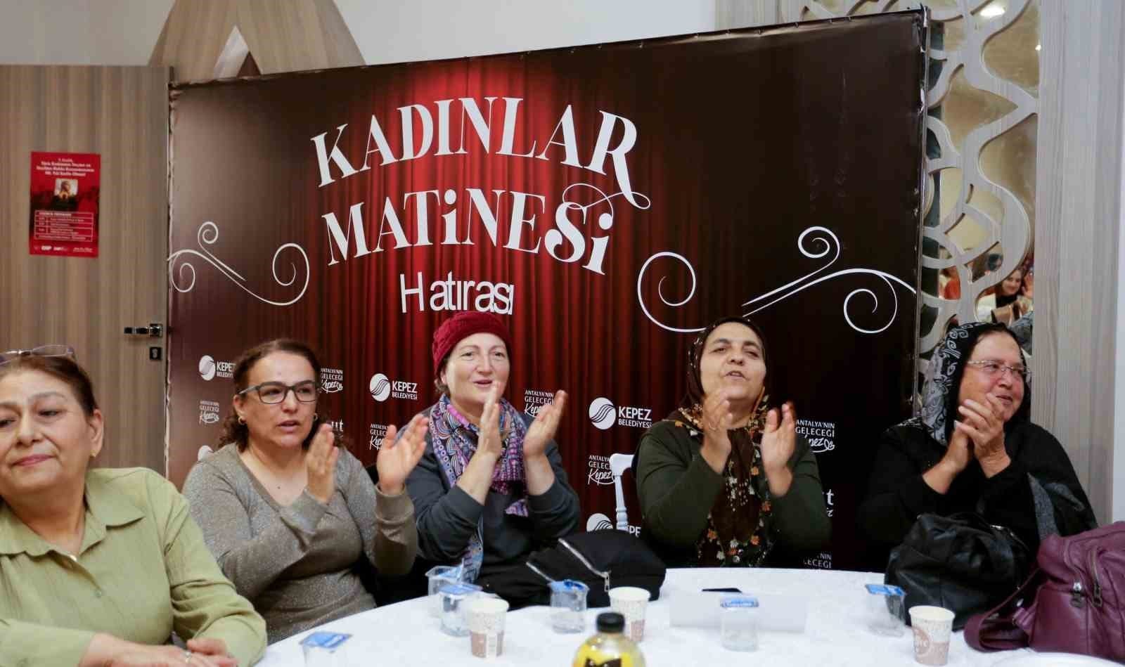 Kepez’de bayanlar gerilime orta verdi