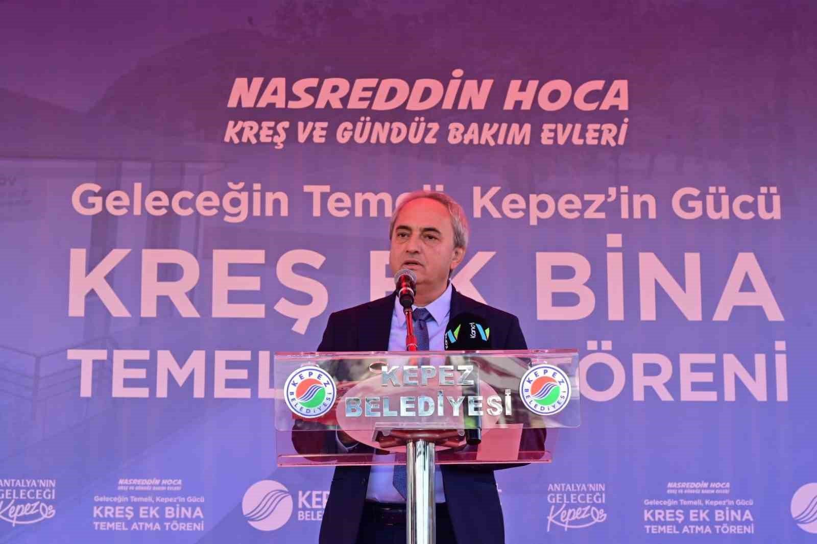 Kepez’den çalışan annelere kreş dayanağı