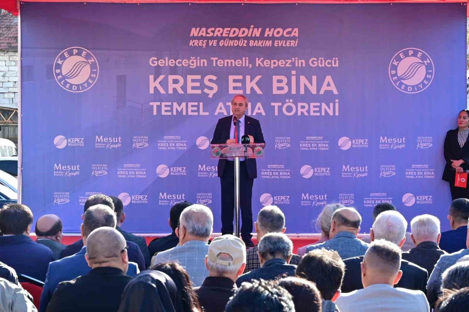 Kepez’den çalışan annelere kreş dayanağı