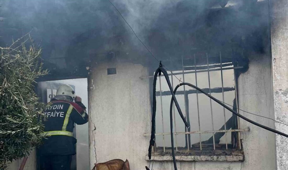 Aydın’ın Kuyucak ilçesine bağlı Horsunlu Mahallesi’nde müstakil evde yangın çıktı.