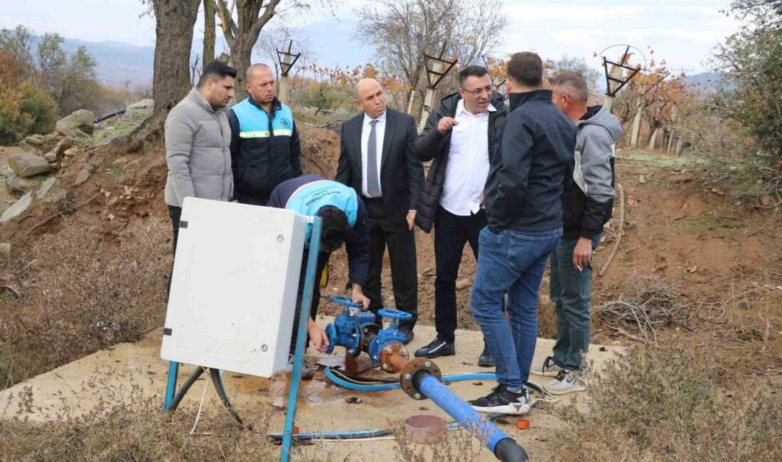 MASKİ Genel Müdürlüğü, Sarıgöl ilçesine bağlı Dindarlı Mahallesinde mevcut içme