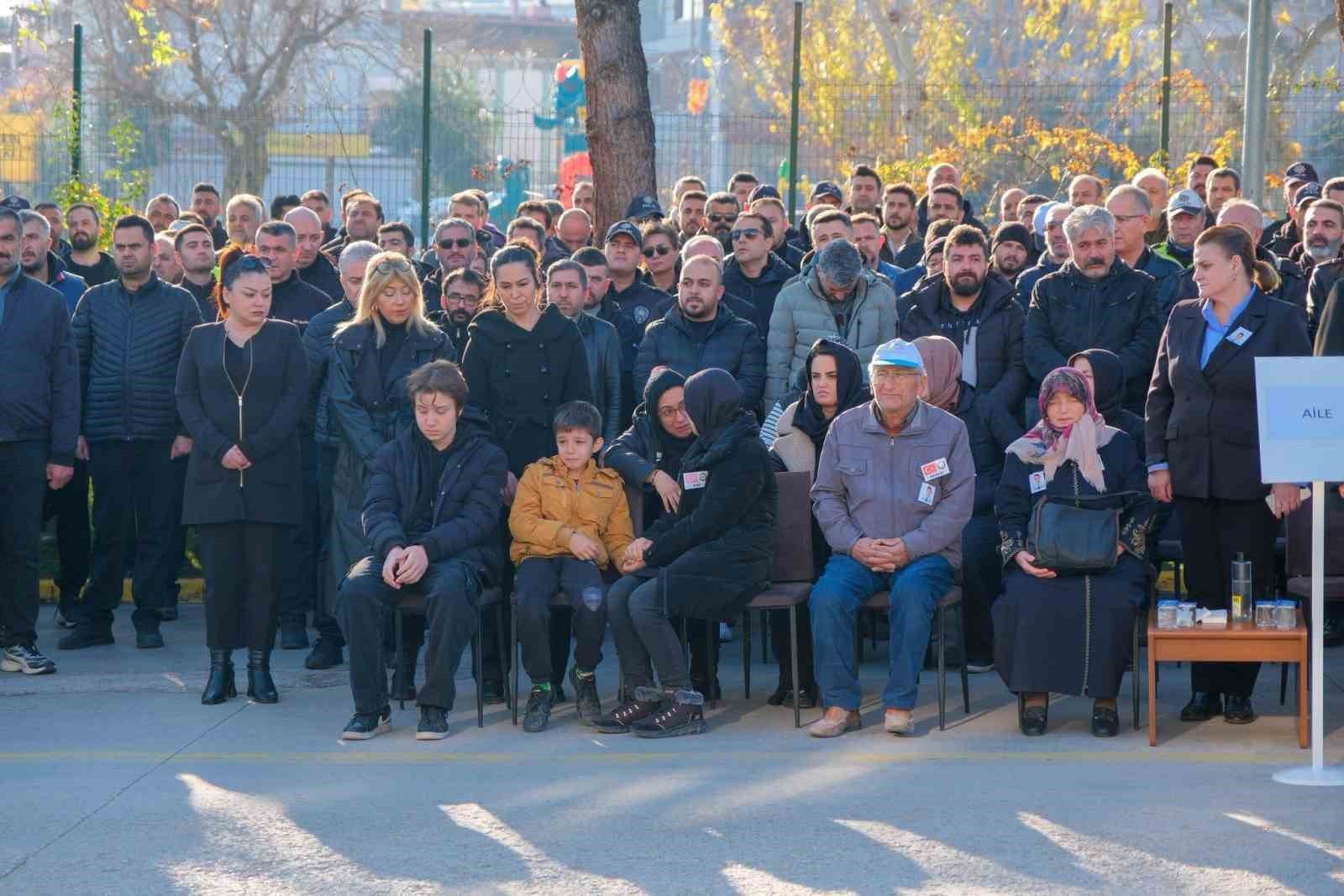 Misyon esnasına hayatını kaybeden polis memuru için merasim düzenlendi