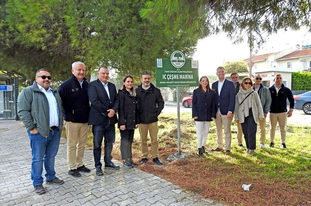 ’Sakız Ağacım Çeşme’ projesiyle sakız ağacı sayısı süratle artıyor