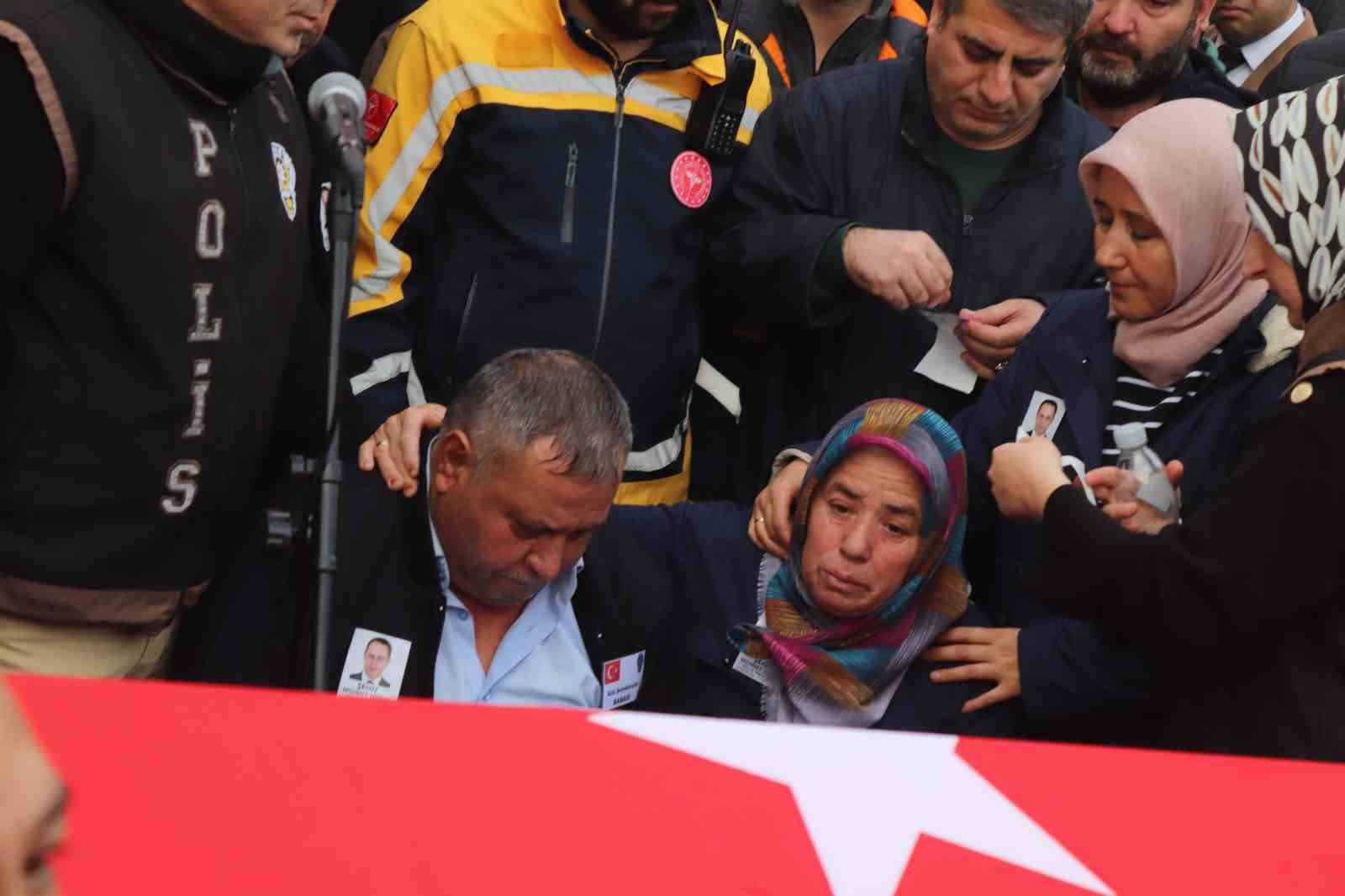 Şehit babaya son bakış