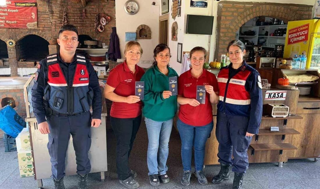 Aydın’ın Söke ilçesinde jandarma takımları bayanları bayana karşı şiddet konusunda