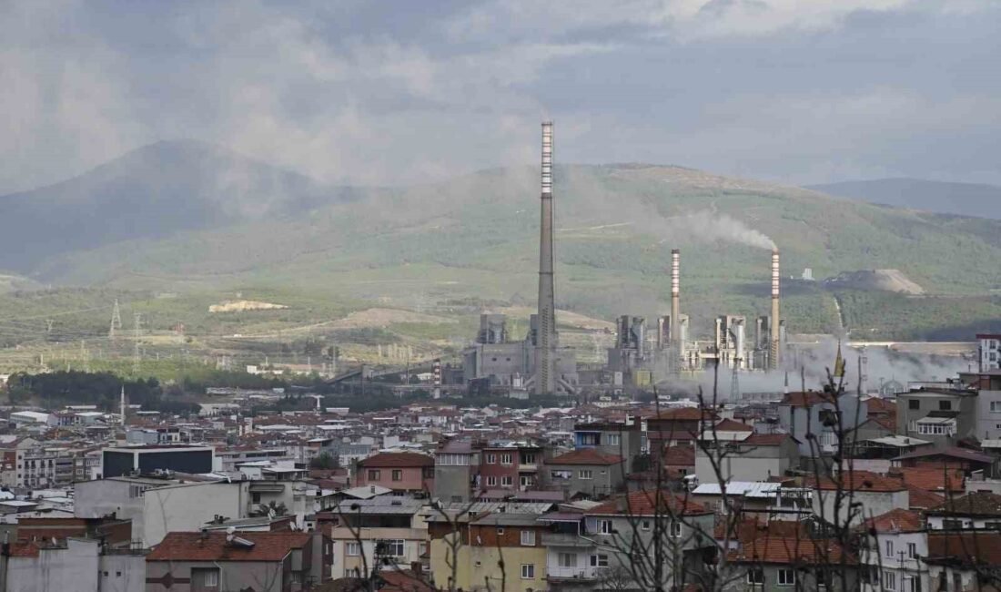 Konya Şeker’e bağlı Soma Termik Santrali’nin neden olduğu hava kirliliği,