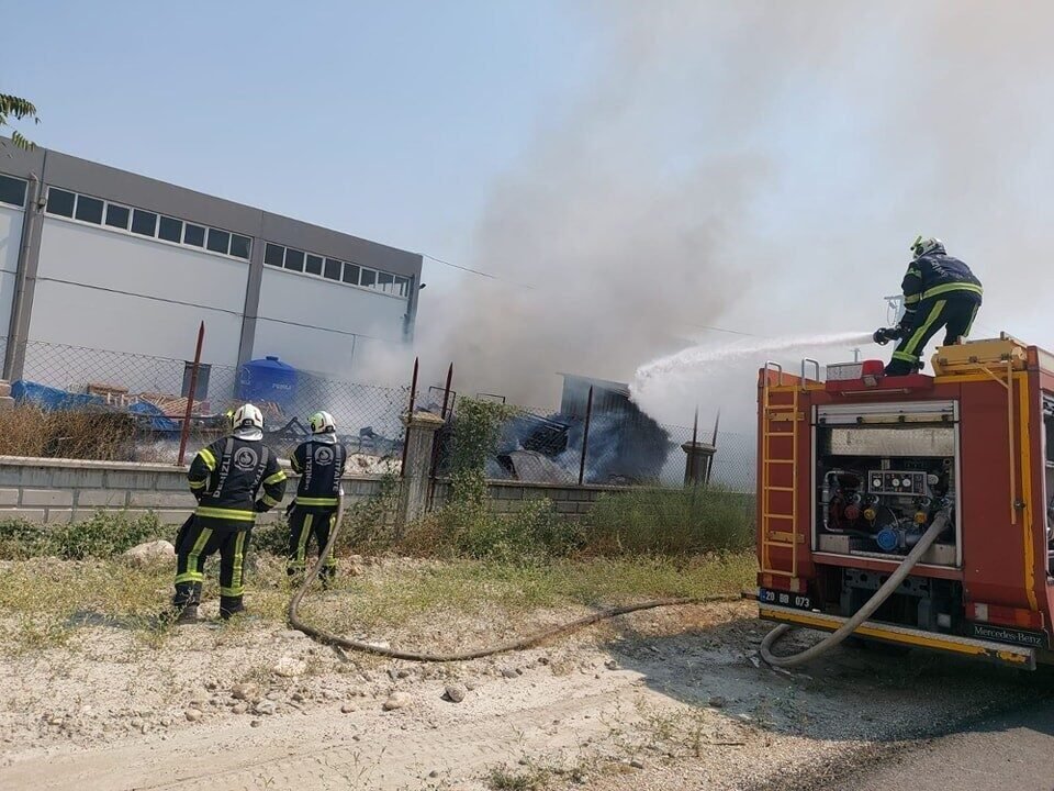 Denizli itfaiyesi gecen yıl 7 bin 497 olay müdahale etti