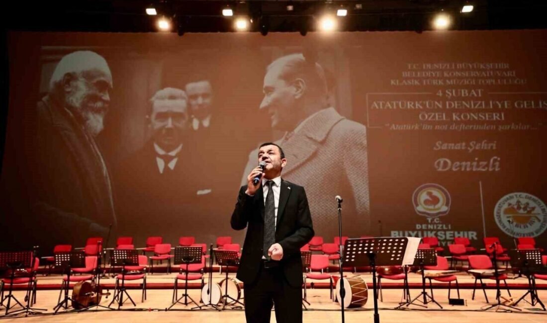 Denizli Büyükşehir Belediyesi tarafından Atatürk’ün Denizli’ye gelişi anısına düzenlenen “Atatürk’ün