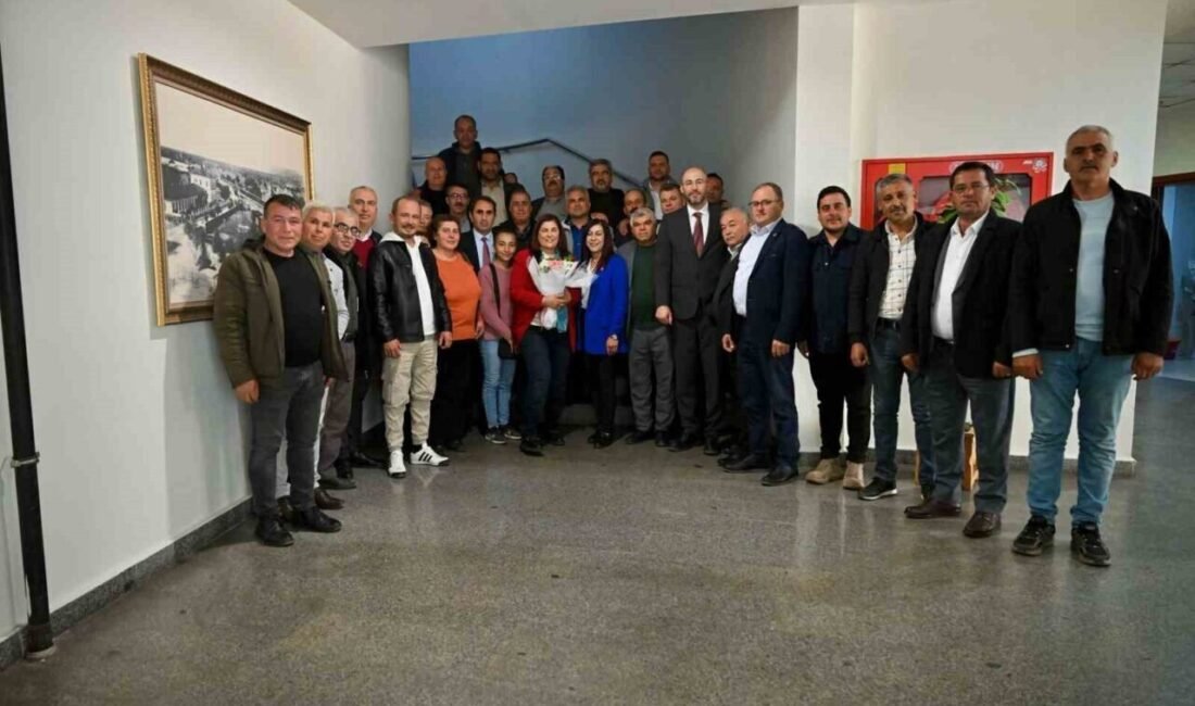 Aydın Büyükşehir Belediye Başkanı Özlem Çerçioğlu’na Germencik Belediye Başkanı Burak