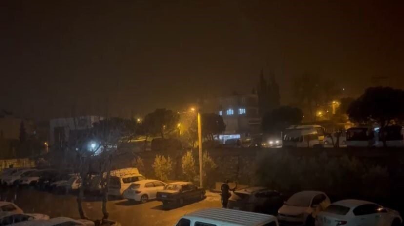 Denizli’nin yüksek kesimlerinde kar yağışı başladı