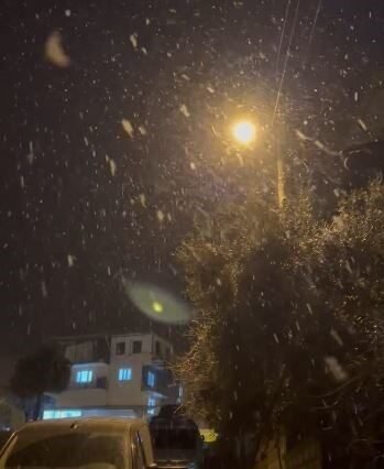 Denizli’nin yüksek kesimlerinde kar yağışı başladı