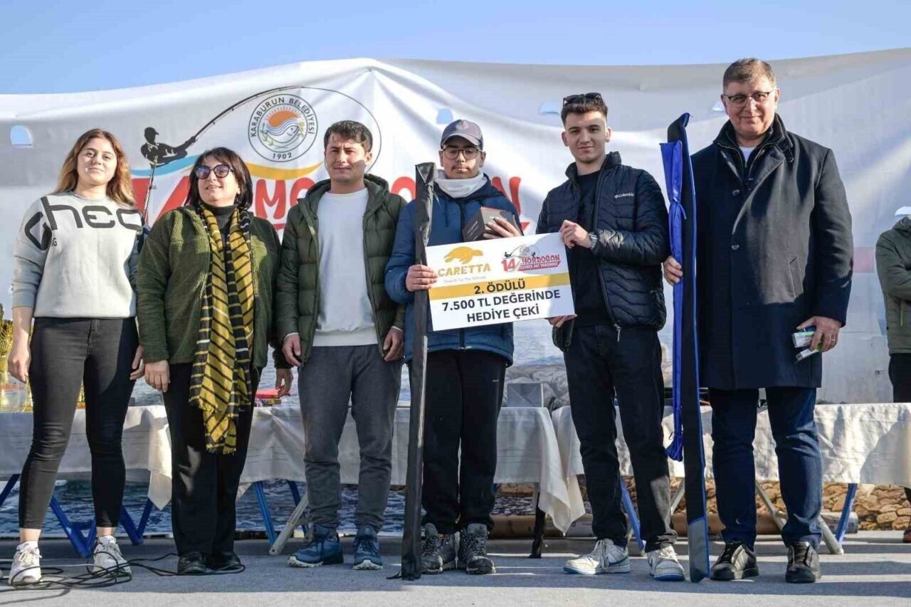 Mordoğan’da balık avı heyecanı