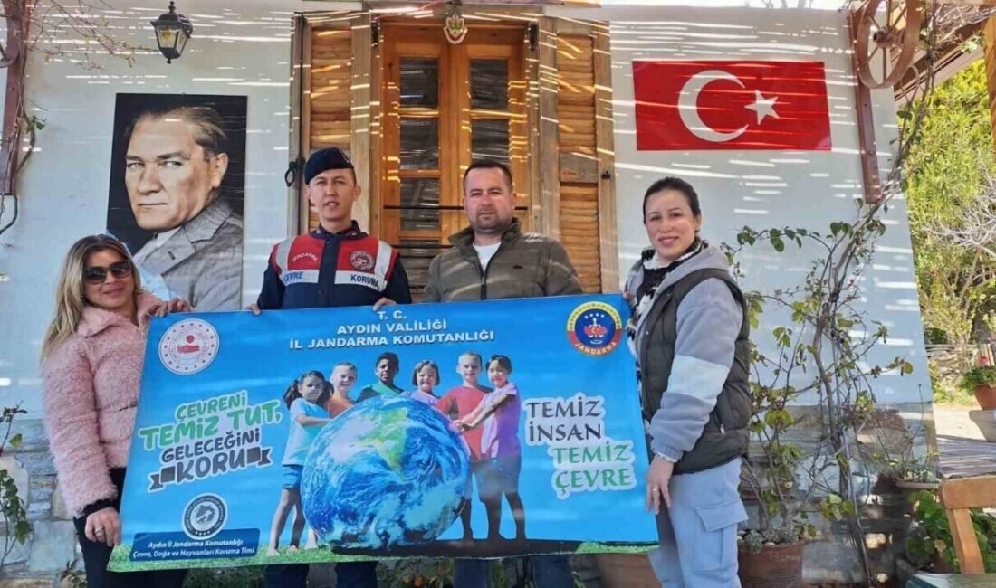 Aydın’ın Söke ilçesindeki karina bölgesine giden jandarma ekipleri, yerli ve