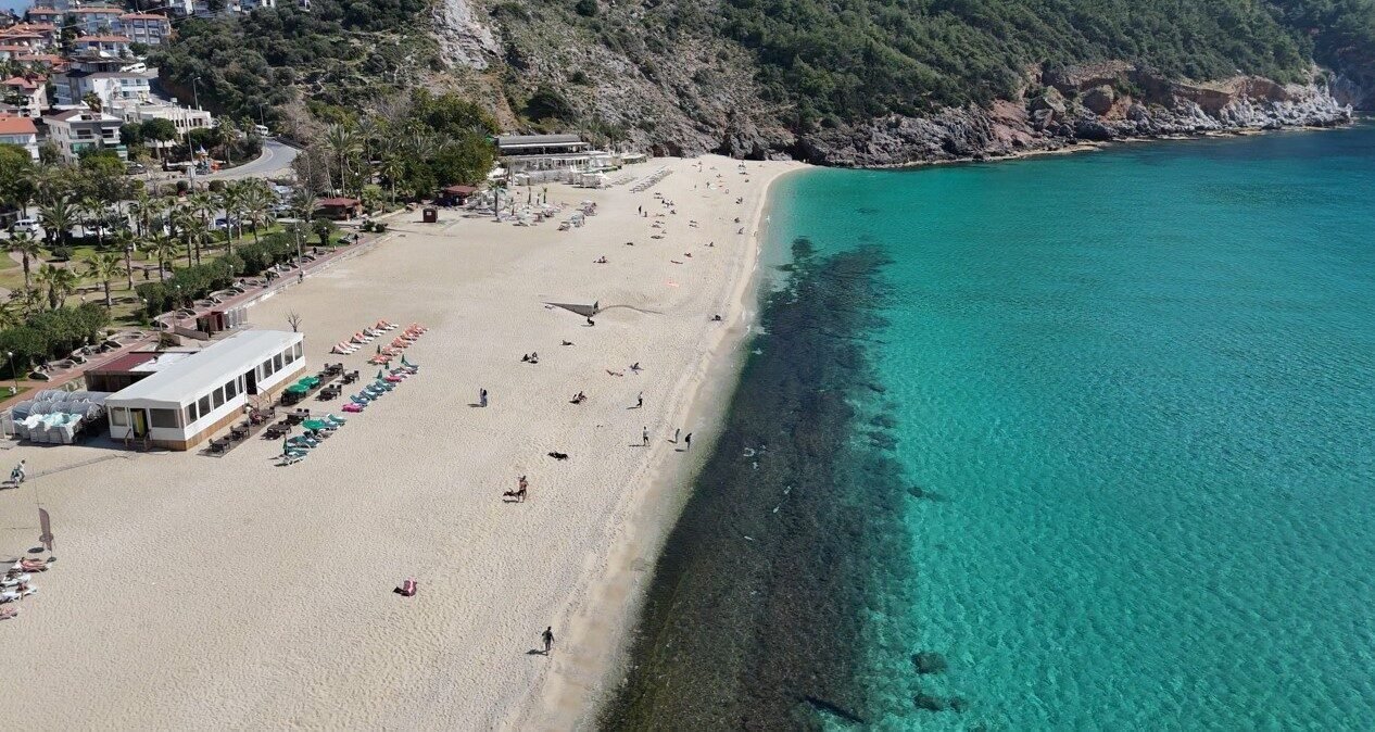 Alanya’da Mart ayında yaz havası