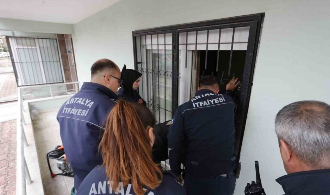 Antalya’da arkadaşının ulaşamadığı genç kız, itfaiye ve polis ekiplerini alarma