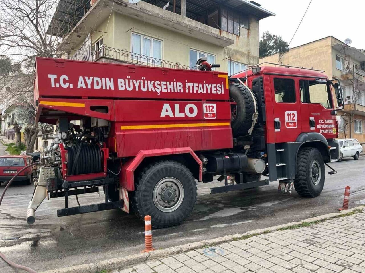 Aydın’da çıkan yangın korkuttu