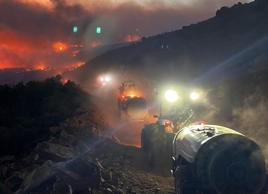 Manisa’nın Gördes ilçesinde İlçe Jandarma Komutanlığına bağlı ekipler, ilçe merkezi