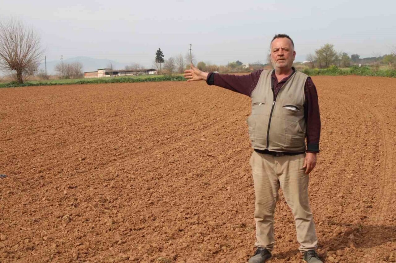 Herkesin tarlası yeşile büründü, onunki kahverengi kaldı