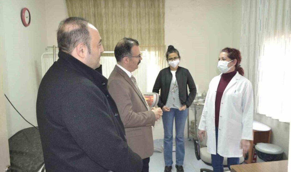 Sultanhisar Kaymakamı Ali Ekber Ateş, Eskihisar Mahallesi’ndeki Sağlık Evi’ni ziyaret