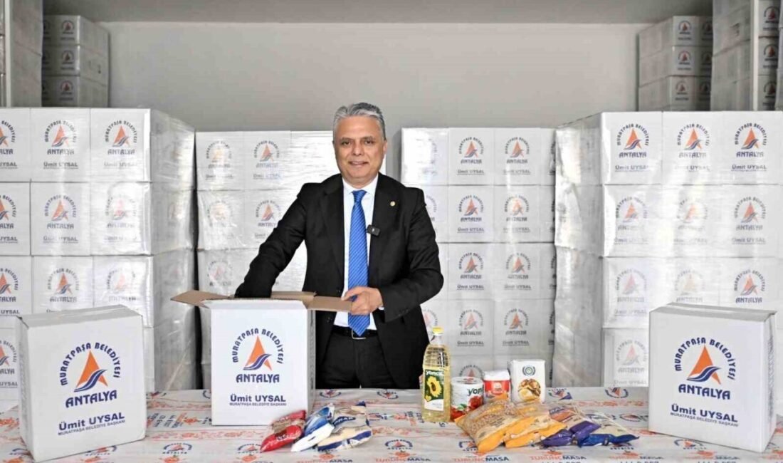 Antalya’da Muratpaşa Belediyesi, Ramazan ayında ihtiyaç sahipleri için dayanışma elini
