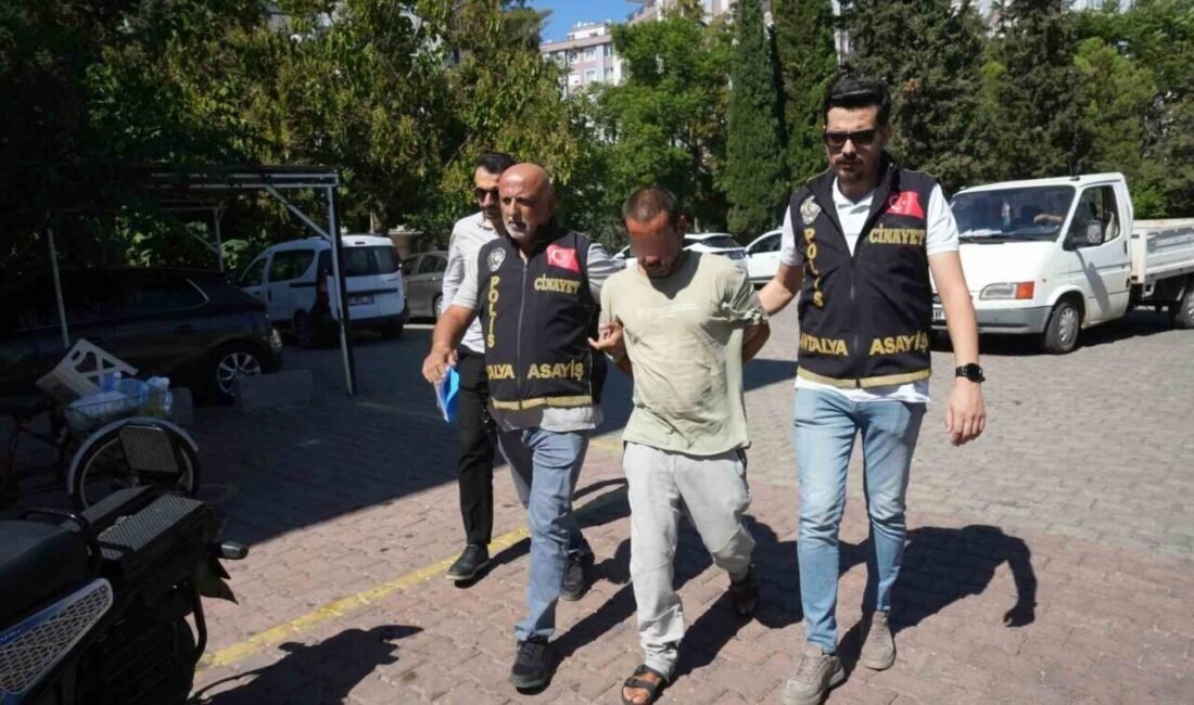 Antalya’da bisikletle gezdiği sırada bir kafeterya valesini bıçakla yaralayıp, 15