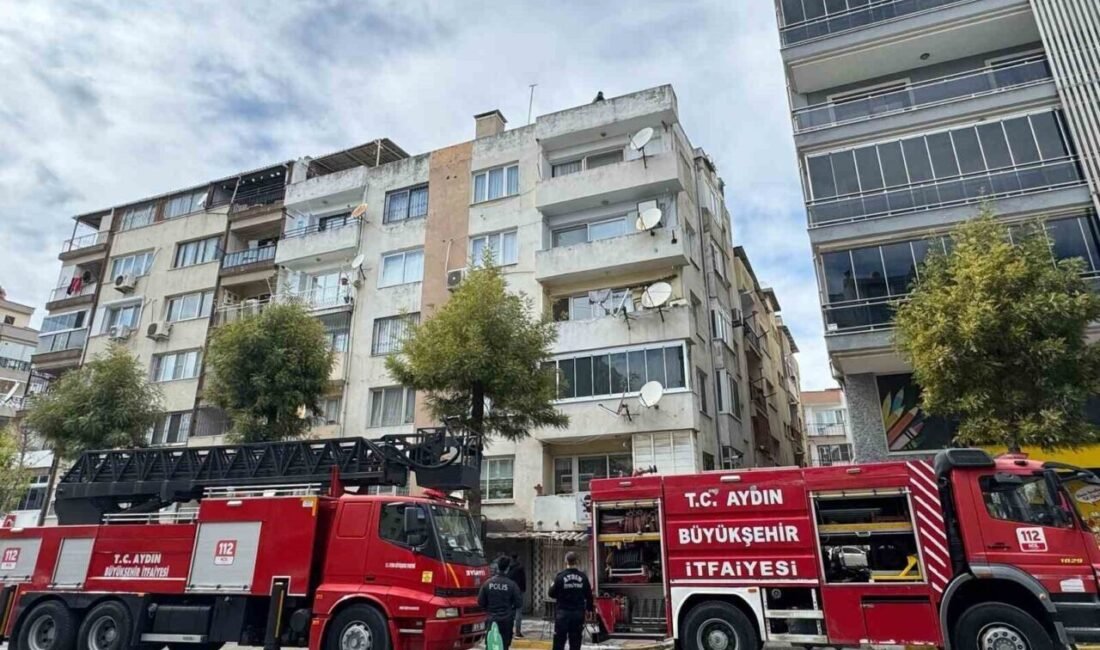 Aydın’ın Söke ilçesinde, bir apartmanın çatı katında çıkan yangın korkuttu.