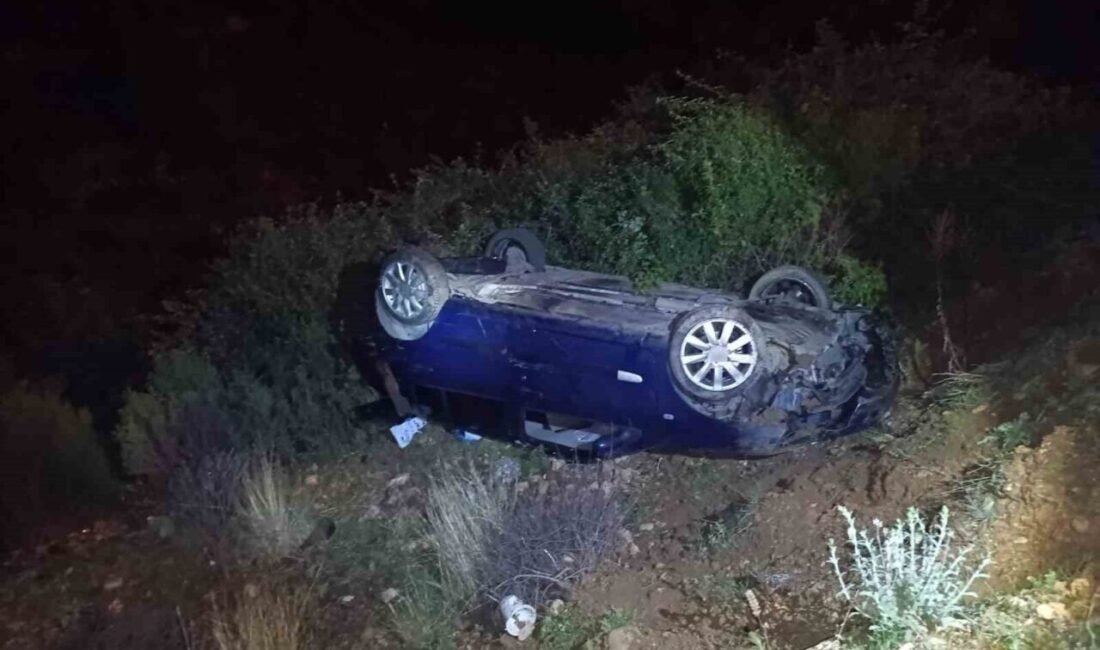 Antalya’nın Alanya ilçesinde sürücüsünün direksiyon hakimiyetini kaybettiği otomobil şarampole yuvarlandı.