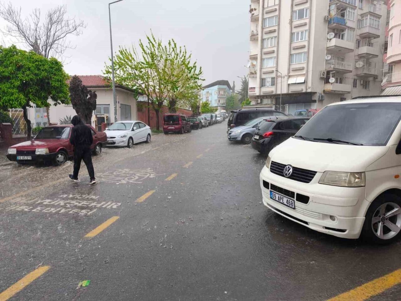 Aydın’da sağanak etkili oldu