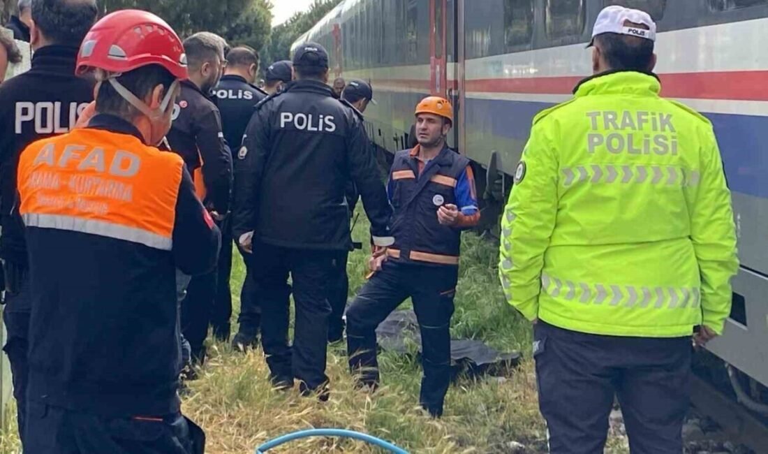 Aydın’ın Efeler ilçesinde trenin çarptığı bir şahıs olay yerinde hayatını