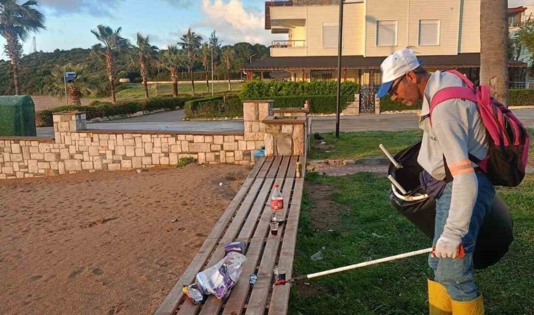 Aydın’ın Didim ilçesinde belediye ekipleri sahillerden mahalle aralarına kadar geniş