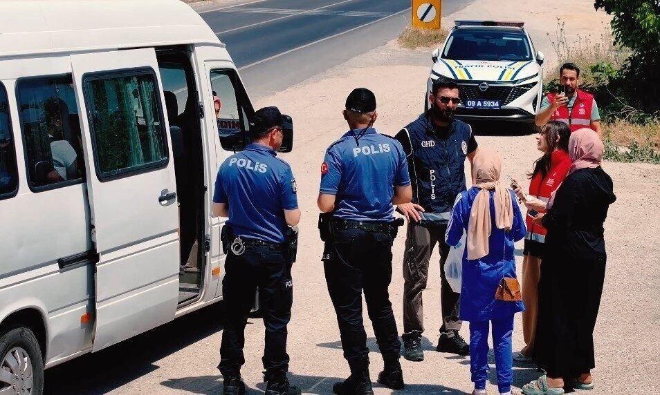 Aydın il genelinde eş zamanlı yapılan huzur uygulamasında 2 bin