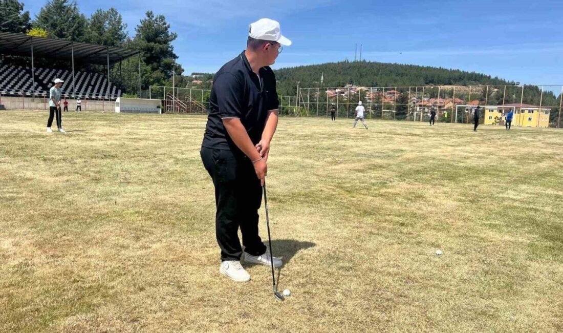 Denizli’nin Çal ilçesinde ilk kez düzenlenen Okul Sporları Golf Müsabakaları,