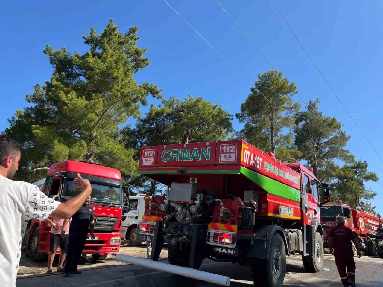 Alanya Kızılalan’da çıkan yangın yaklaşık 10 saat sonra kontrol altına alındı