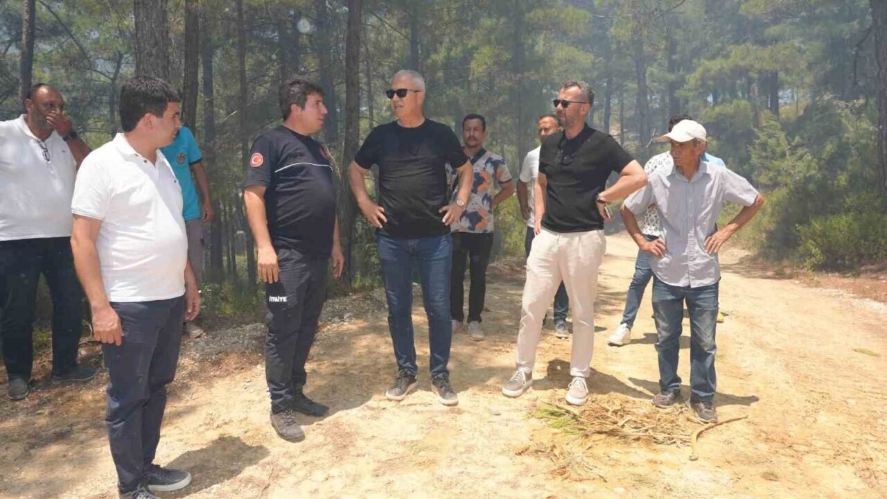 Alanya’da çıkan orman yangını kısmen kontrol altına alındı