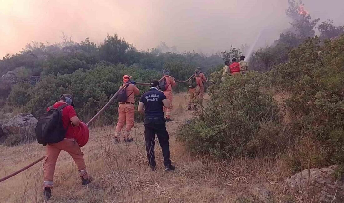 Manisa’nın Kırkağaç ilçesi Bostancı Mahallesi’nde cumartesi günü başlayan ve bugün