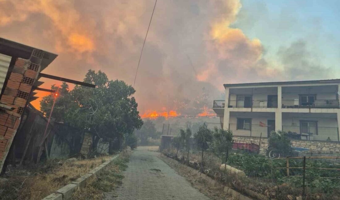 Aliağa’da dün başlayan ve bugün öğle saatlerinde kontrol altına alınan