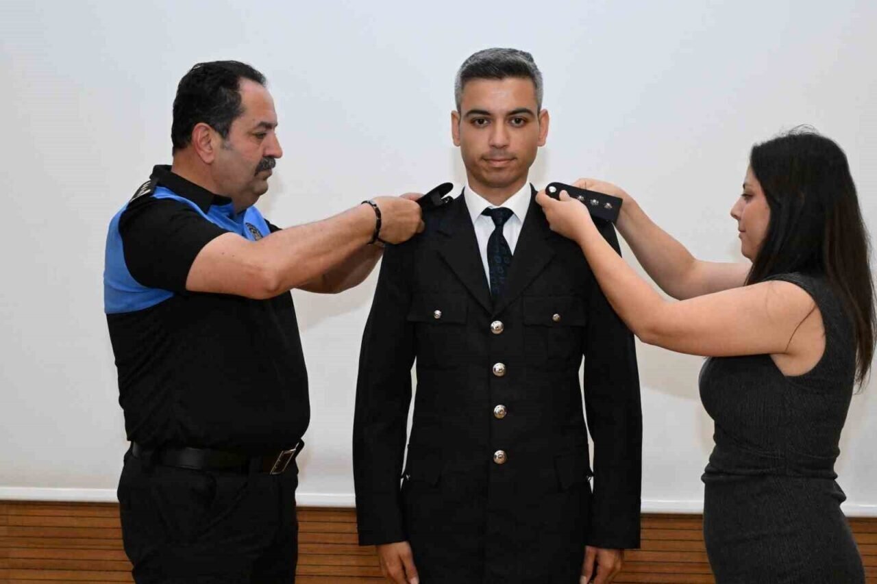 Antalya Emniyet Müdürlüğü’nde rütbe terfi töreni düzenlendi