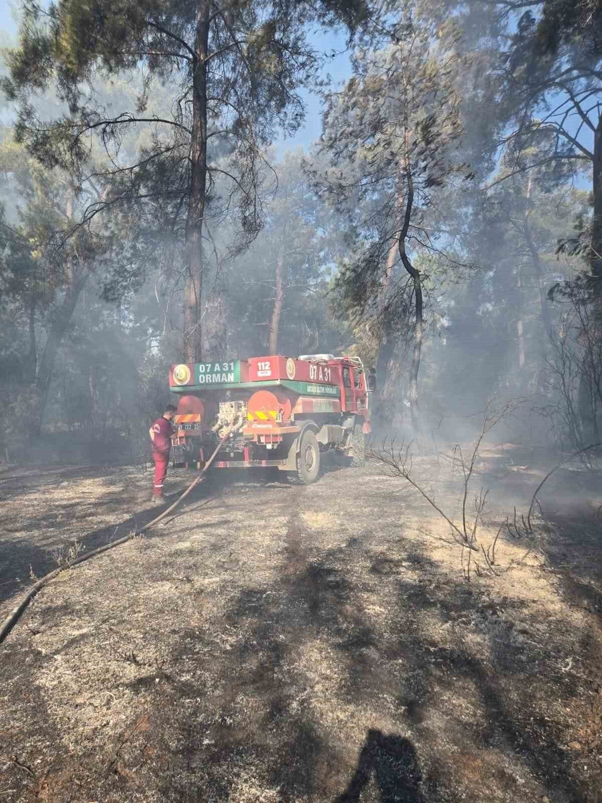 Antalya’da 2 ilçede orman yangını