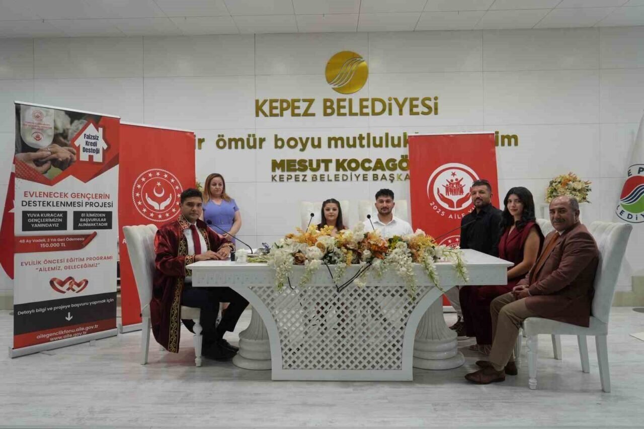 Antalya’da 777 çifte evlilik kredisi desteği