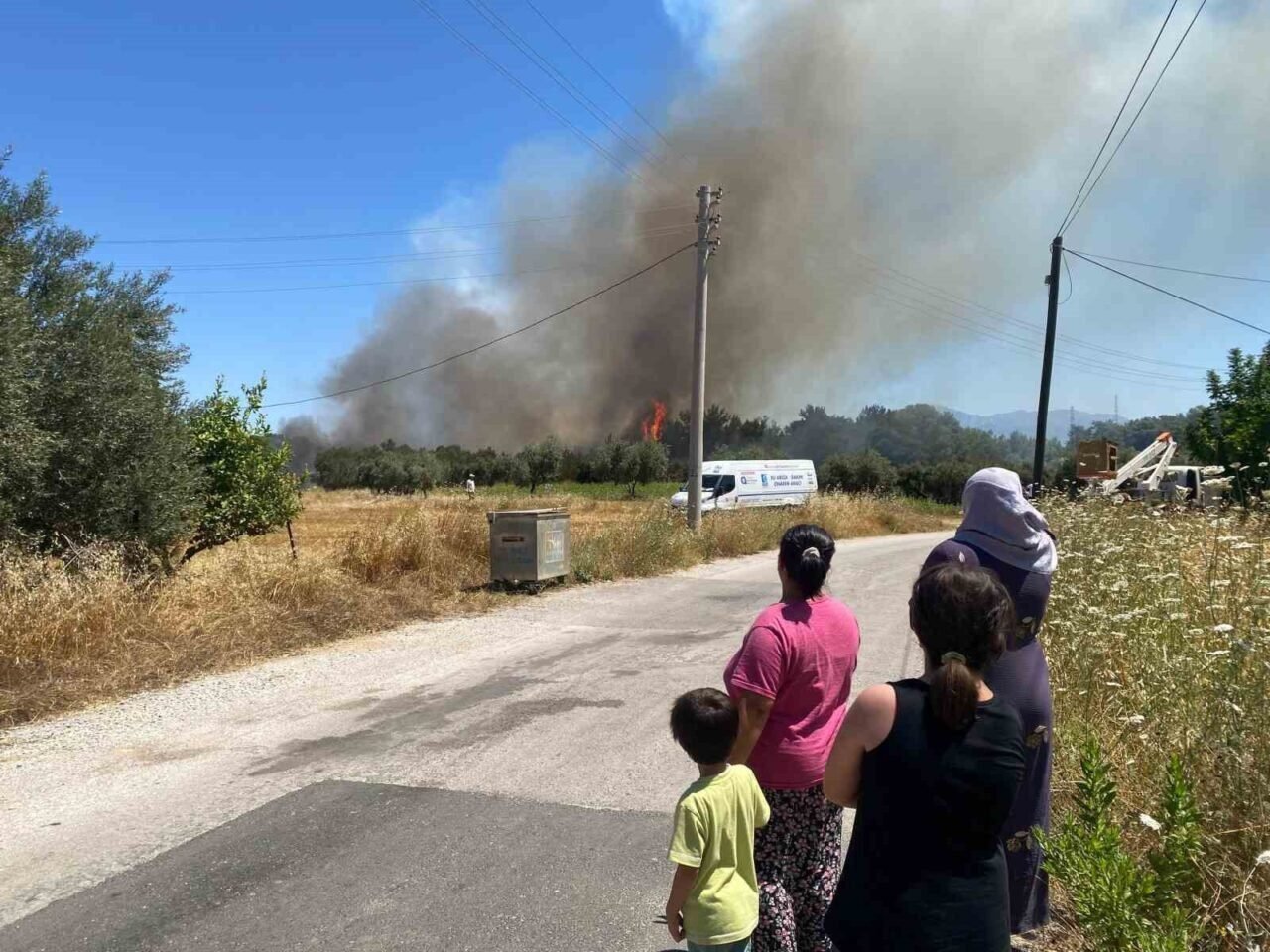 Antalya’da ormanlık alanda yangın Antalya’da ormanlık alanda yangın