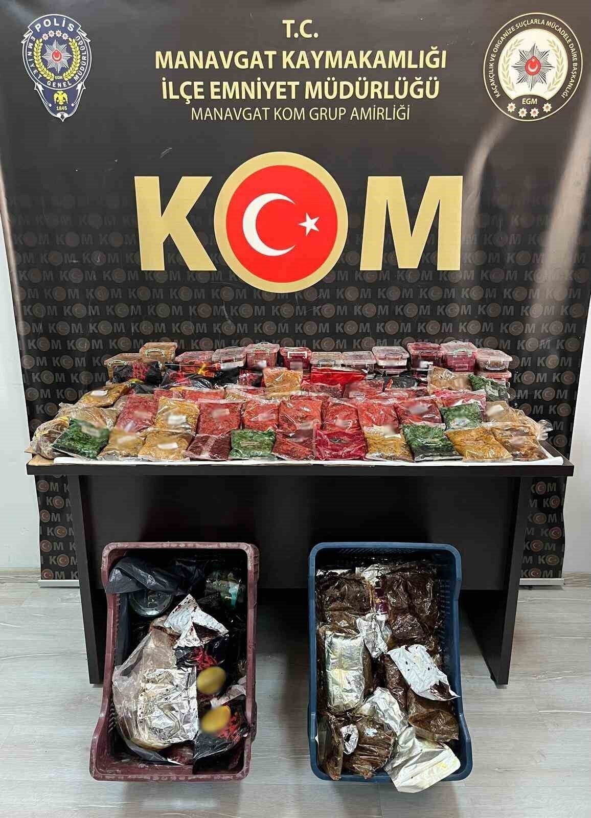Antalya’da son bir haftada 33 şüpheli yakalandı, çok sayıda silah ve kaçak ürün ele geçirildi
