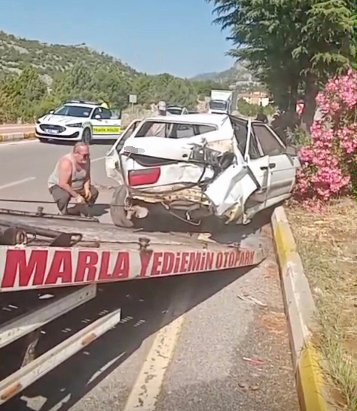 Antalya’da trafik kazası: 1 yaralı