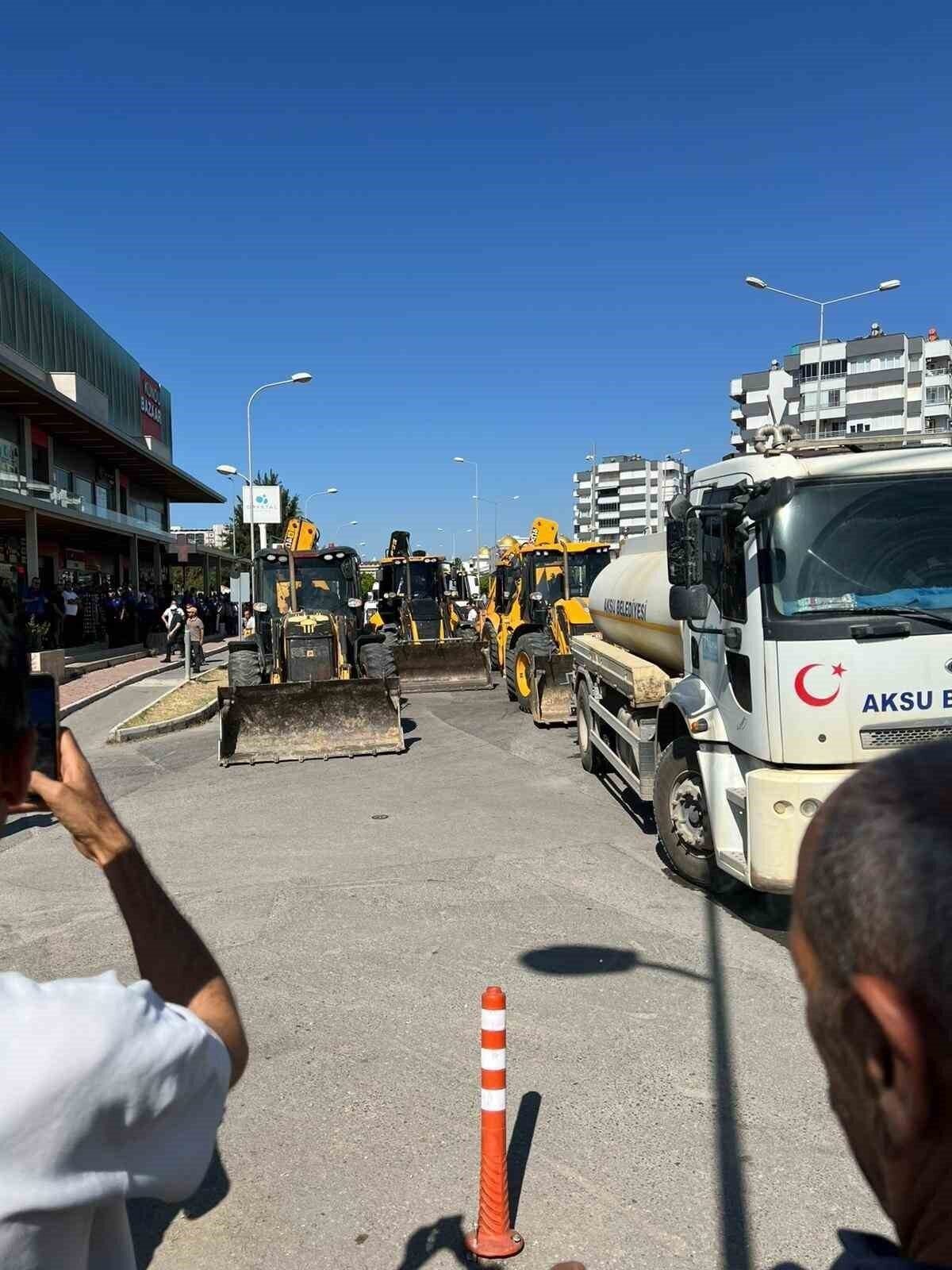 Antalya’da yıkım gerginliği