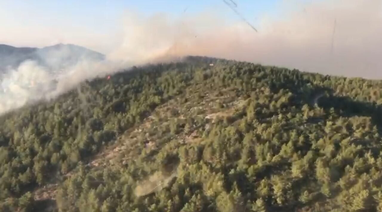 Antalya’daki orman yangını 3 saatte kontrol altına alındı