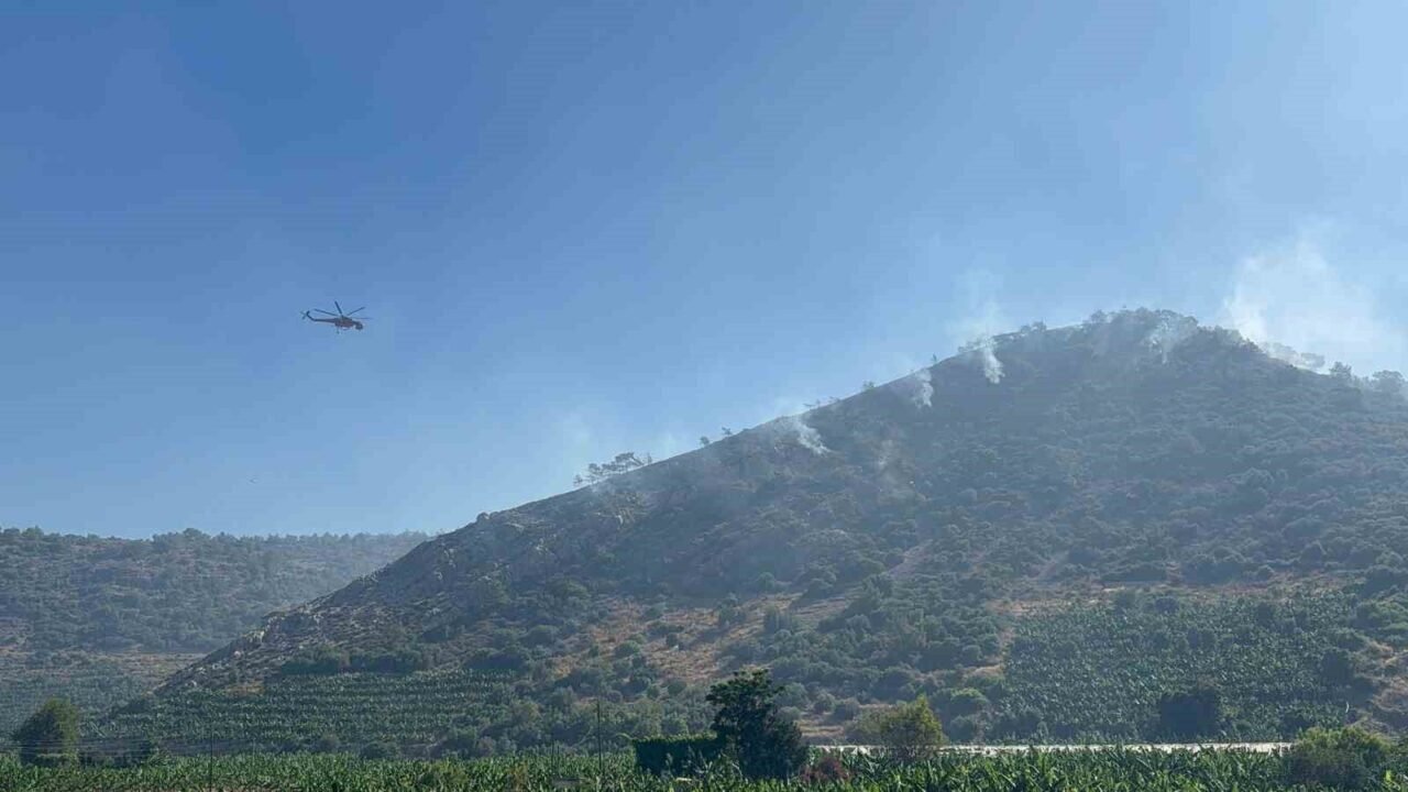 Antalya’daki orman yangını 3 saatte kontrol altına alındı